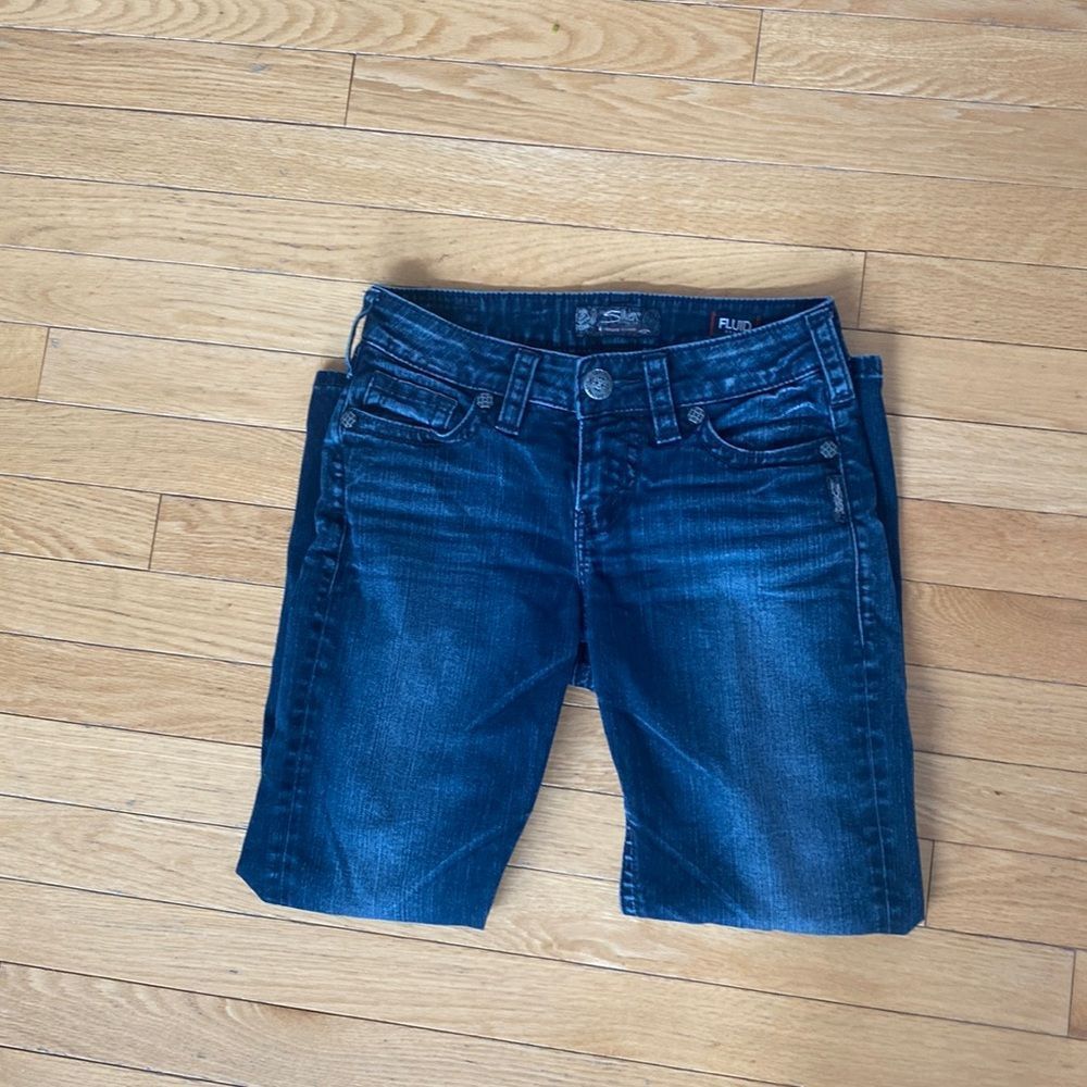 Silver jeans Tuesday mid Capri size 25 length 23